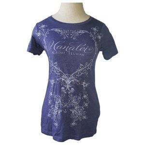 CT1642 Yesterdays Sportswear " Hanalei" Kauai Hawaii Tee S